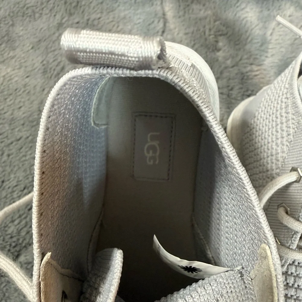 UGG Women Light Gray Knit Boots - Picture 5 of 8